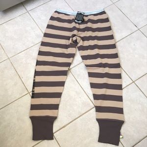 Harajuku lovers brown TAUPE thermal pants sz XL